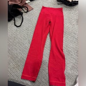 lululemon athletica Red Leggings